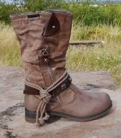 Damen Stiefel Boots Biker mit Schnalle - braun - Gr. 36 - NEU Rheinland-Pfalz - Edenkoben Vorschau