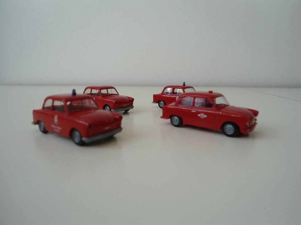 4x Brekina Trabant P50  1:87  H0  Modellauto in Lenzen (Elbe)