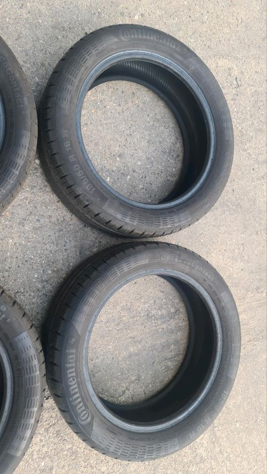 4x Sommerreifen 185/50 R16H 81H DOT0121 Continental 7mm in Weiterstadt