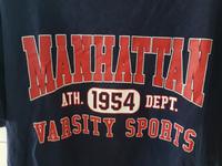 H&M Divided T-Shirt blau weiß rot Print Manhattan Sport S Dortmund - Mitte Vorschau