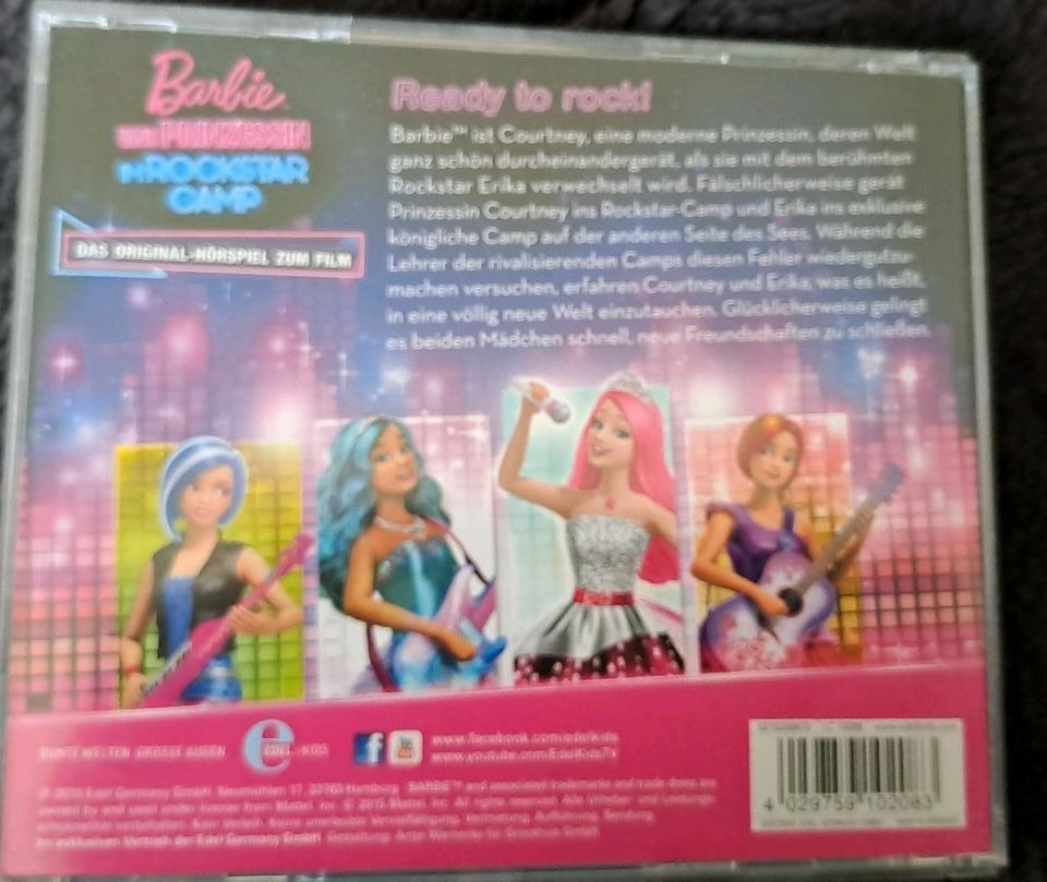 CD " Barbie, eine Prinzessin im Rockstar Camp " in Reinfeld