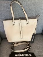 Fredsbruder Tasche Henkeltasche Leder Umhängetasche Shopper creme Schleswig-Holstein - Bad Segeberg Vorschau