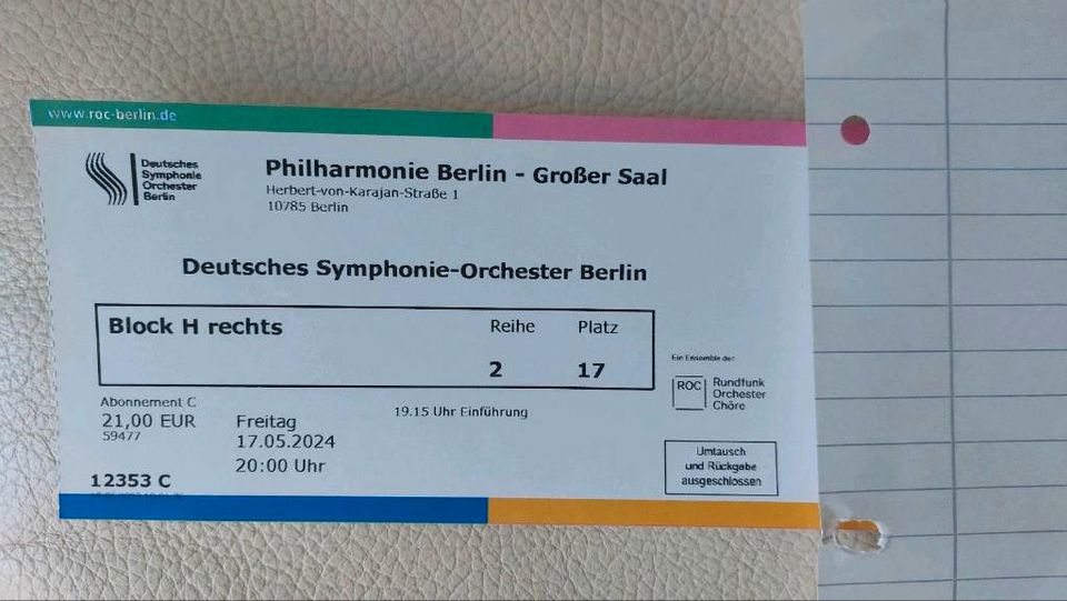17.5. 20:00 Philharmonie Berlin, DSO in Berlin