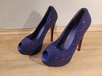 Roselight Pumps lila glitzer Hessen - Bad Wildungen Vorschau