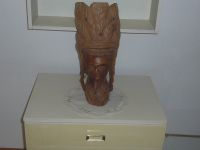 Indianerkopf Indianermaske massiv Holz geschnitzt 43cm Bayern - Lichtenfels Vorschau