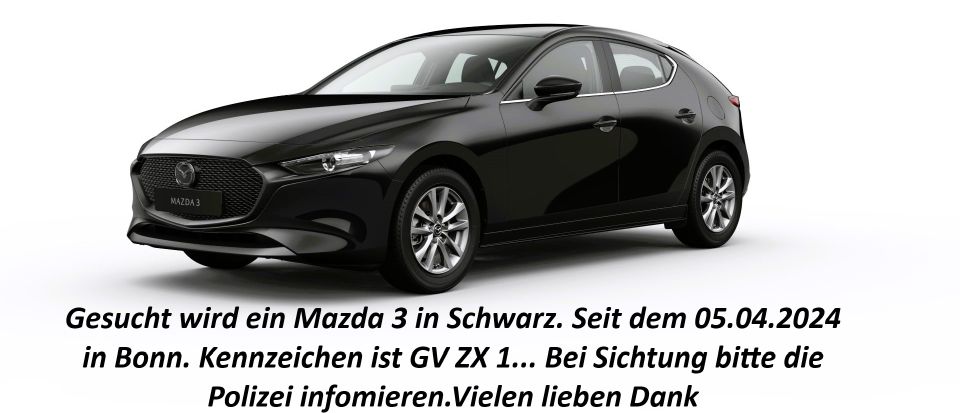 Mazda 3 Schwarz gesucht in Bonn in Bonn