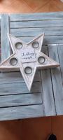 Holz Stern mit Teelichteinsätzen Shabby Look Lieblingsmensch Dithmarschen - Heide Vorschau