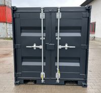 6ft neuwertig Minicontainer Baustellencontainer Lagerbox RAL 7021 Freiburg im Breisgau - Neuburg Vorschau