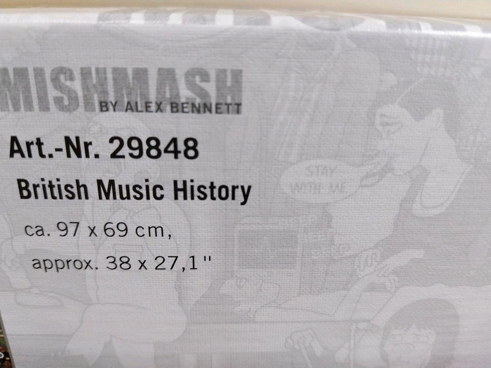 Heye Puzzle 2000 Teile Mishmasch British Music History
