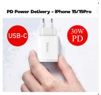 PD Power Delivery - iPhone 15/15Pro Schnell Lade Netzteil & Kabel Düsseldorf - Pempelfort Vorschau