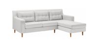 sofa Ecksofa Recamiere rechts creme 223 cm Virginia Neu Struktur Hamburg-Mitte - Hamburg Altstadt Vorschau