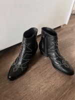 Cowboy Stiefel Boots schwarz mit Nieten Größe 39 Stiefeletten Thüringen - Eisenach Vorschau