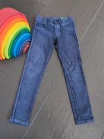 Benetton skinny Stretch Hose blau Gr. M  Gr.128 Cordhose Chenille Baden-Württemberg - Emmingen-Liptingen Vorschau