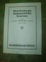 Historisches Bank Dokument,Geschäftsbericht 1920,Dachbodenfund Baden-Württemberg - Rutesheim   Vorschau