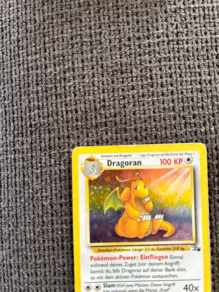 Dragoran Pokémon Karten in Dingelstädt