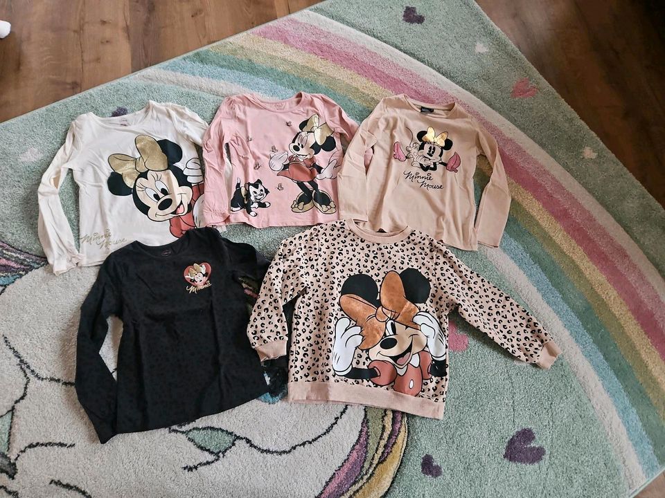 ☆NEU&TOP☆ Pullover,Langarmshirt,Shirt,Minnie Mouse,H&M,122,128 in Tacherting