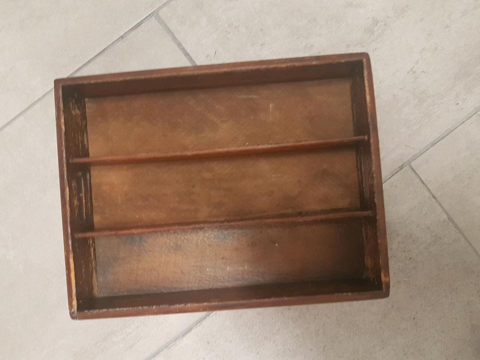 Alte Holz Kiste  Aufbewahrung Box Vintage in Telgte