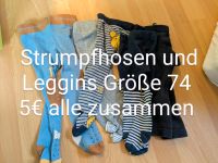 Strumpfhosen und Leggins Größe 74 Rheinland-Pfalz - Katzwinkel (Sieg) Vorschau