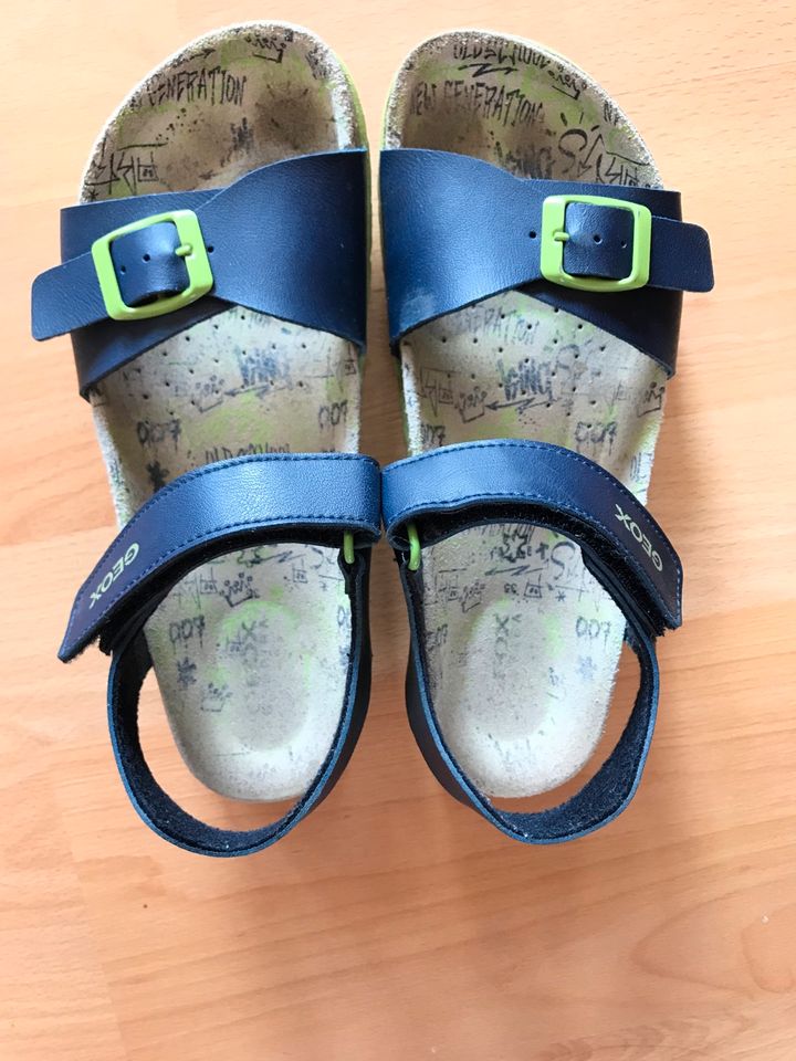 Sandalen GEOX Gr 35 blau-grün in Halle