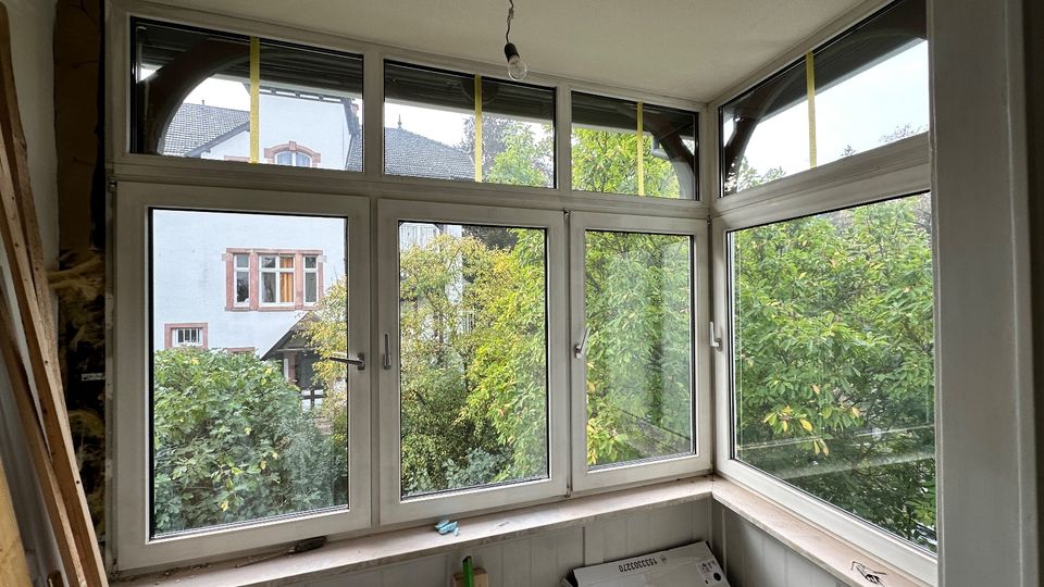 1 x Fenster Kunststoff Doppelverglast weiß 268 x 212 in Baden-Baden