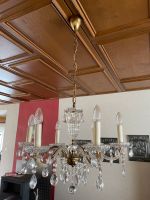 Schöner Kronleuchter Glas *TOP* Vintage Lampe Gold Saarland - Wadgassen Vorschau