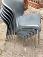 Außen Stühle Plastik grau 14 stk. Sachsen-Anhalt - Diesdorf Vorschau