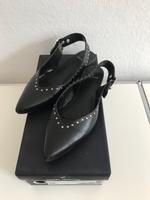 Daniel Hechter Slingpumps Sandalen 38 Leder schwarz Nordrhein-Westfalen - Bad Honnef Vorschau