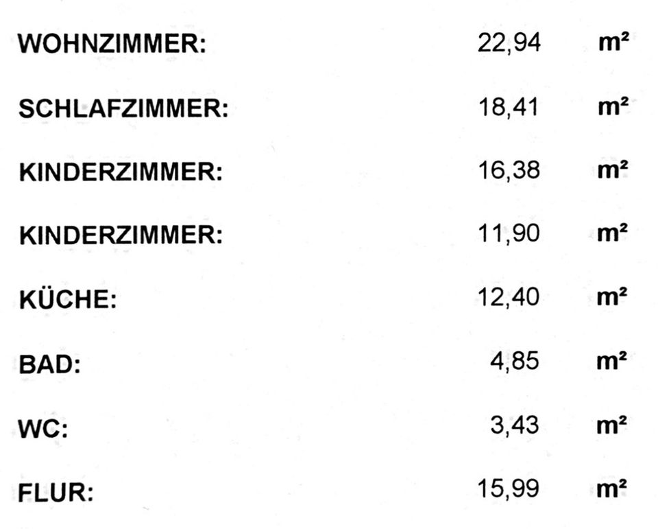 4 Zimmer Wohnung, Küche, 2 Bäder mit Balkon in Erfurt