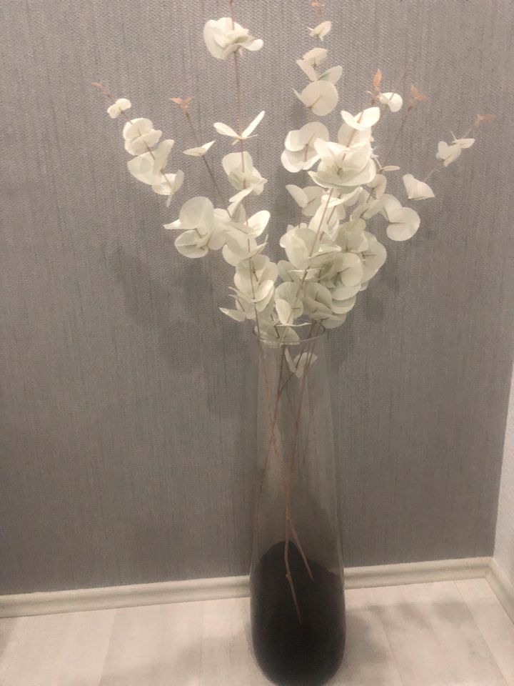 3.Stück Blumen und Vase in Göppingen