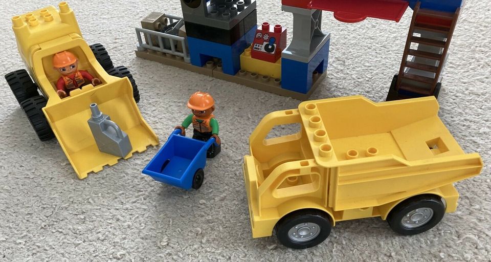 Lego Duplo Baustelle mit Förderband in Deckenpfronn