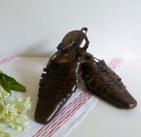 Bonita Schuhe Pumps hinten offen Leder braun 38 Nordrhein-Westfalen - Dinslaken Vorschau