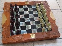 Seltenes & altes Asiatisches chinesisches Schachspiel mit Figuren Baden-Württemberg - Steinheim an der Murr Vorschau