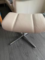 NEU*Stressless*Leder Hocker Consul Cross Chromgestell Cori Beige München - Allach-Untermenzing Vorschau