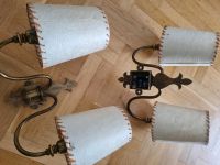 Wandlampen alt mit Stoffschirm Set Bayern - Gröbenzell Vorschau