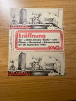 Erinnerungsfahrschein VAG Nürnberg U-Bahn 1980 Nürnberg (Mittelfr) - Oststadt Vorschau