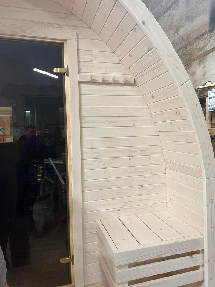 IGLU Sauna ‼️ 3m mit Terrasse + Holzofen (Harvia Pro20 oder M3) in Luckenwalde