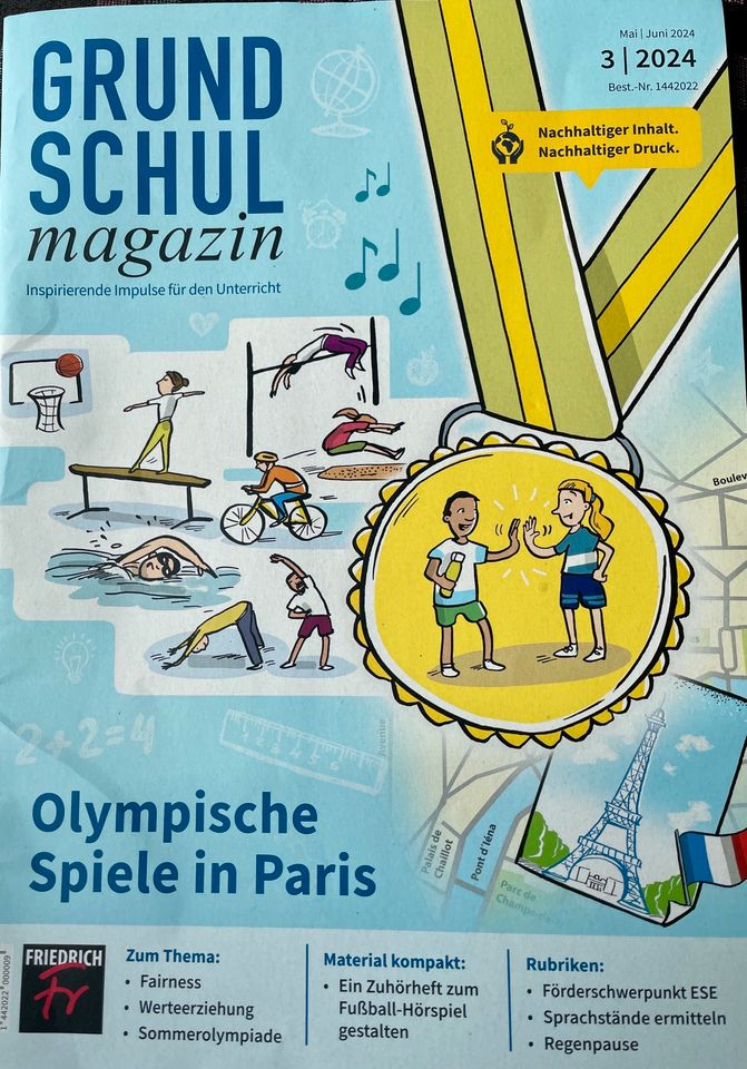 Grundschulmagazin Mai / Juni 2024 Olympische Spiele in Krefeld