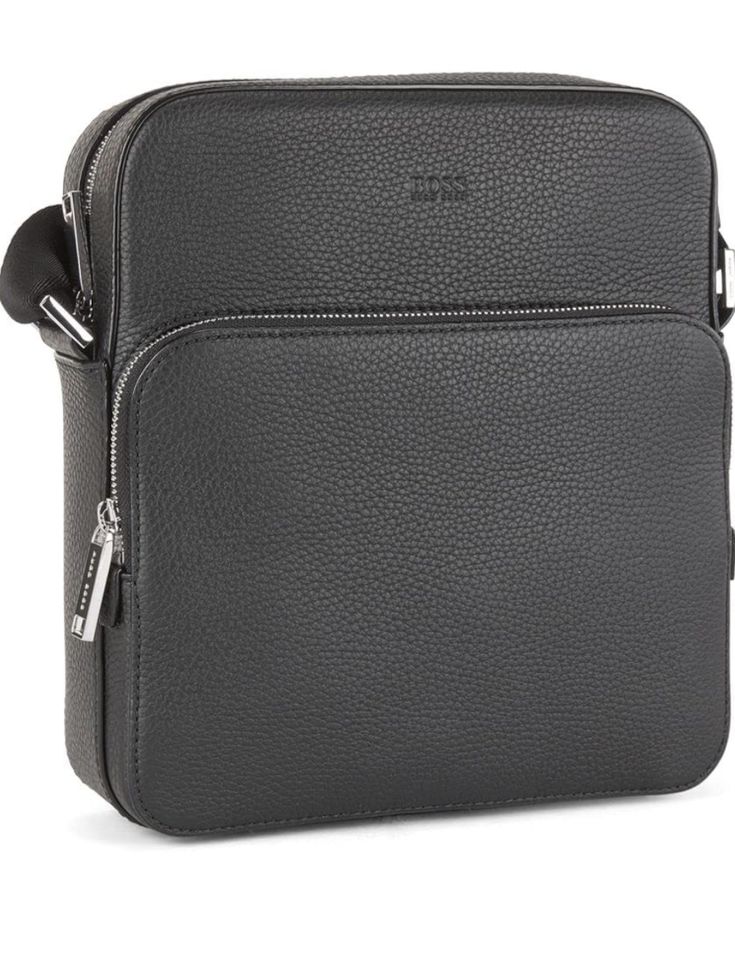 BOSS Herren Crosstown NS pocket Reporter-Tasche aus echtes Leder in Hamburg