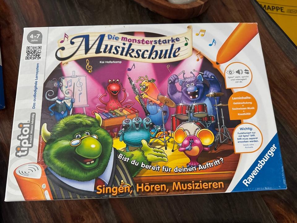 Tip Toi Stifte Buch Puzzle Spiele  Schule, Zahlenroboter, Musik in Mörfelden-Walldorf