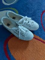 Damen Schuhe Sneaker vo G- Star gr.38 weiß  getragen Bayern - Neutraubling Vorschau