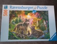 Ravensburger Puzzle 500 Teile, Wolfsfamilie im Sonnenschein Baden-Württemberg - Lautenbach Vorschau