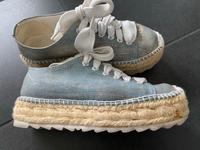 Replay Sneaker Espandrillos Gr. 36 Jeansstoff hellblau  silber Hessen - Kassel Vorschau