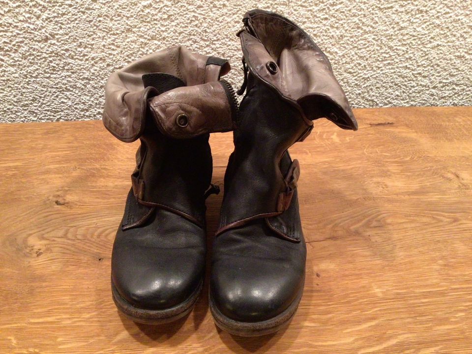 Stiefelette, Boots, Bikerstiefel mit Biegedraht. Airstep A.S.98 in Rotenburg