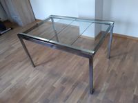 Tisch Glas Chrom 125x85x75cm Esstisch Wohnzimmertisch ausziehbar Bayern - Coburg Vorschau
