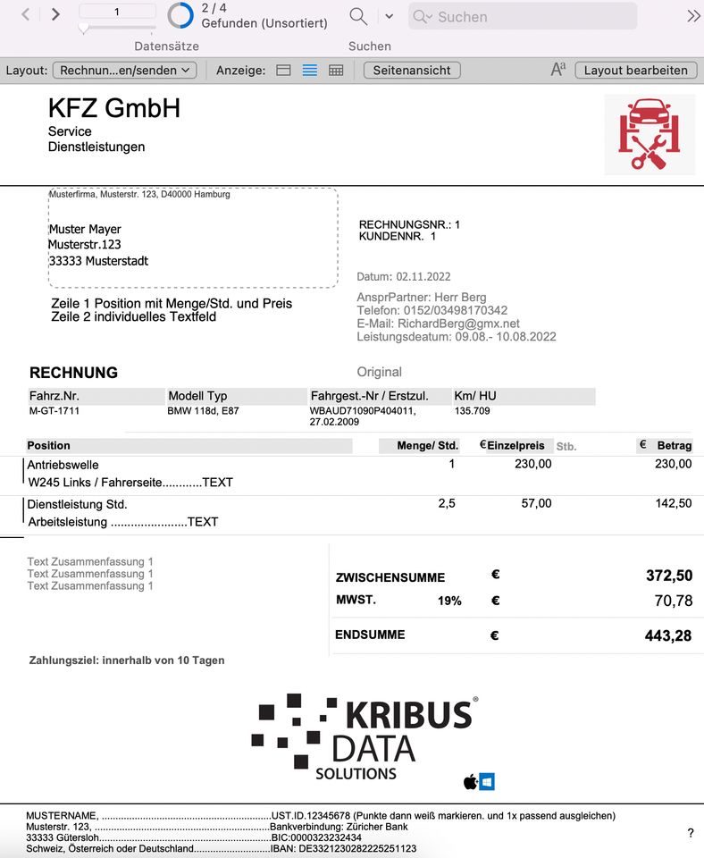 KFZ Service Reparaturen Werkstattsoftware Autohändler Software Ap in Paderborn