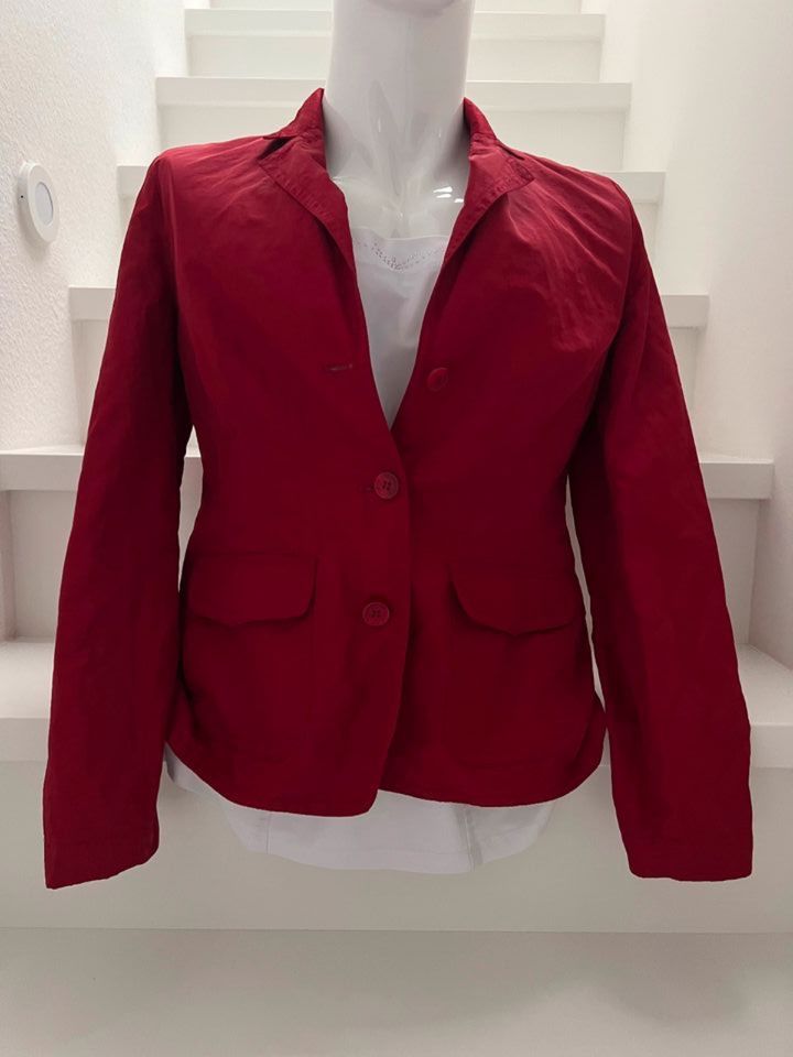 BONITA Blazer Gr. 38 rot Business Jacke edel matt glänzend in Stuttgart