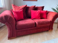 2 Rote Sofa - 193 cm - Couch Pankow - Weissensee Vorschau