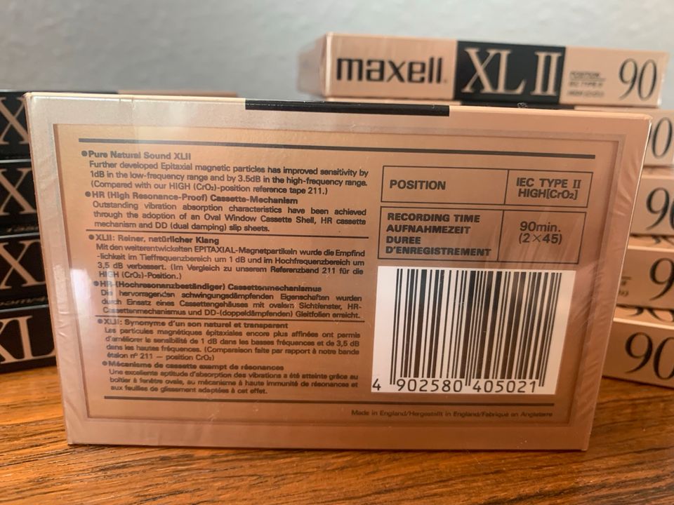 10x Maxell XL-II 90 Kassetten für Tapedeck in Peine