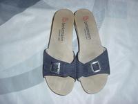 Berkemann Holzclogs Mules Sandale Clogs Blau Klepper TOP Gr.7,5 Bayern - Velburg Vorschau