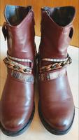 Jana Stiefel Boots Bikerboots Weite H Gr. 5 / 38 bordeaux braun Bayern - Beilngries Vorschau